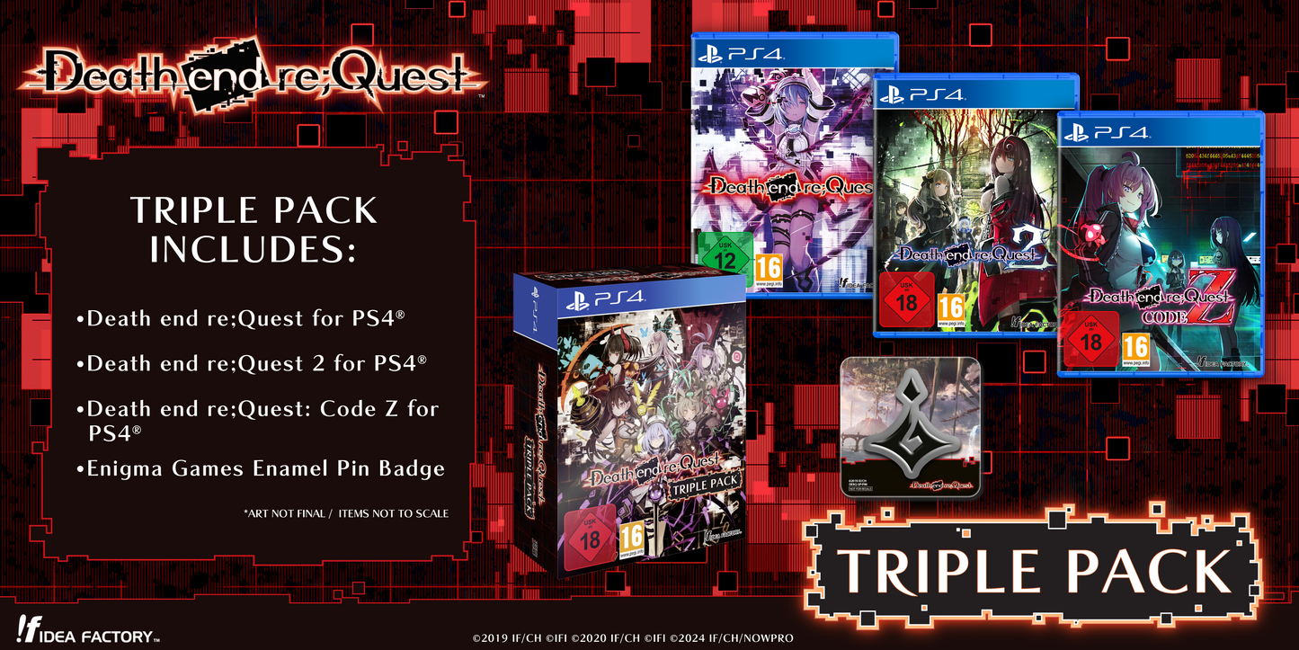 Death end re;Quest/ Death end re;Quest 2/ Death end re;Quest: Code Z - Triple Pack - PS4®