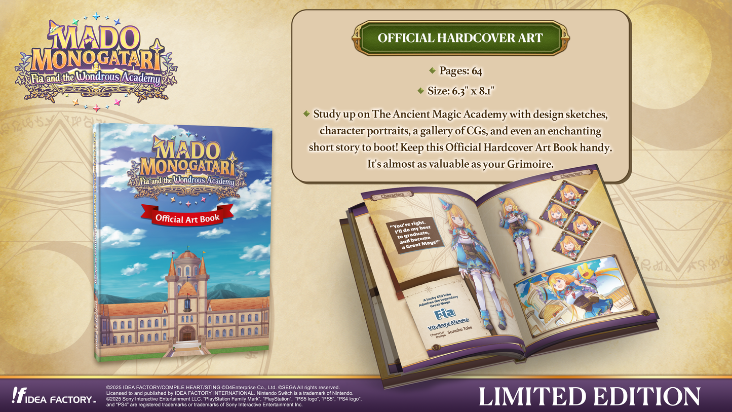 MADO MONOGATARI: Fia and the Wondrous Academy - Limited Edition - PS4®