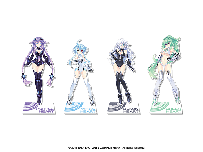 Goddess Acrylic Standee - Black Heart