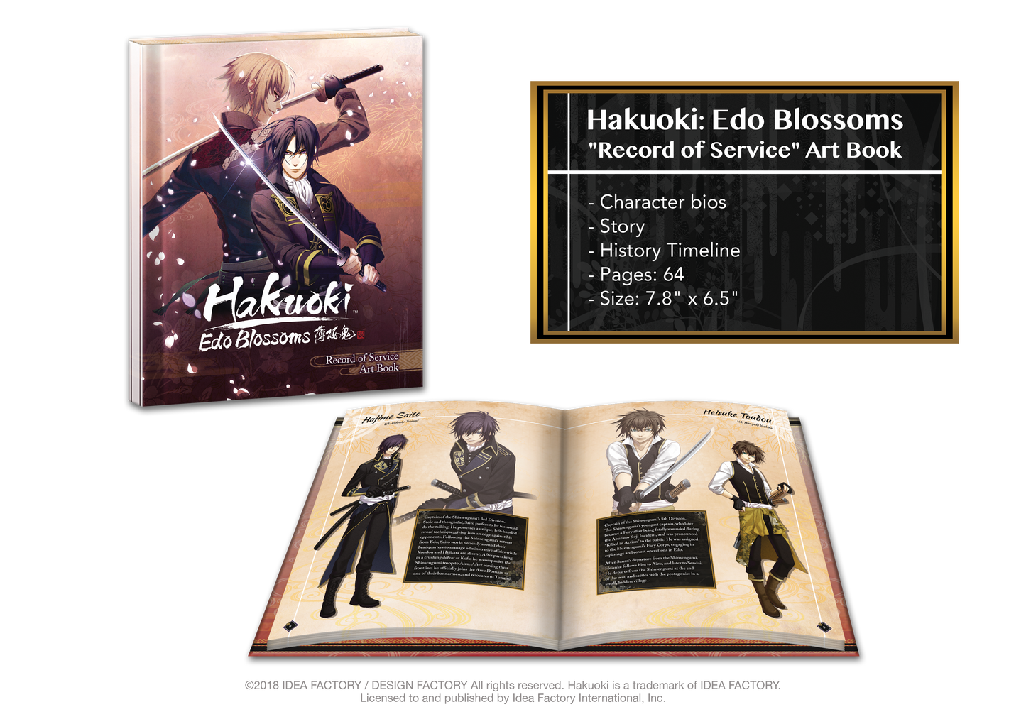 Hakuoki: Edo Blossoms - Limited Edition