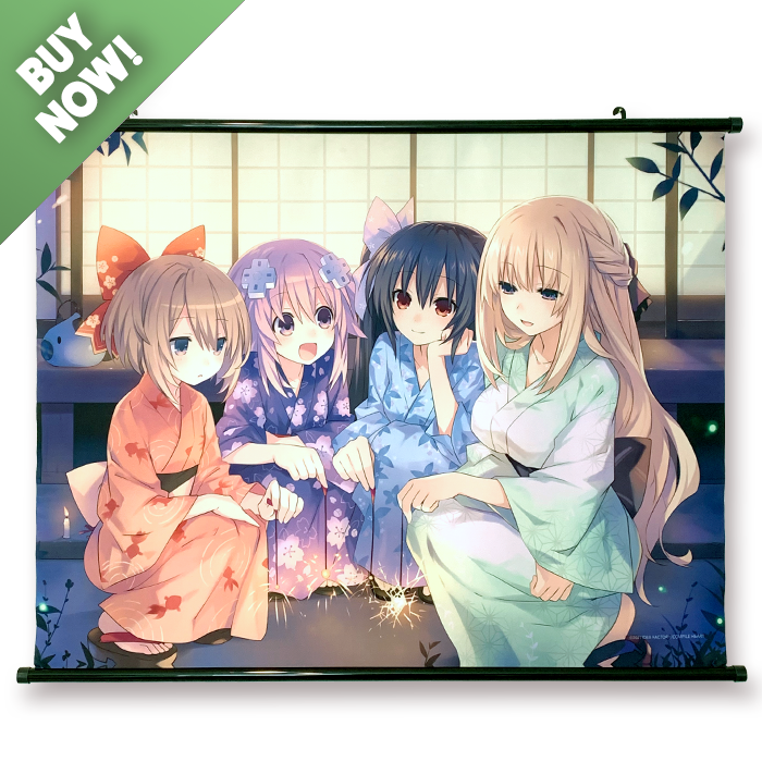 Hyperdimension Neptunia on sale B2 Tapestry Wallscroll