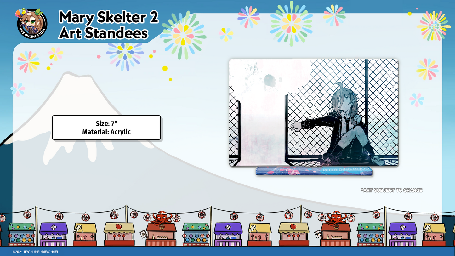 MARY SKELTER 2 ART STANDEE - Red Riding Hood