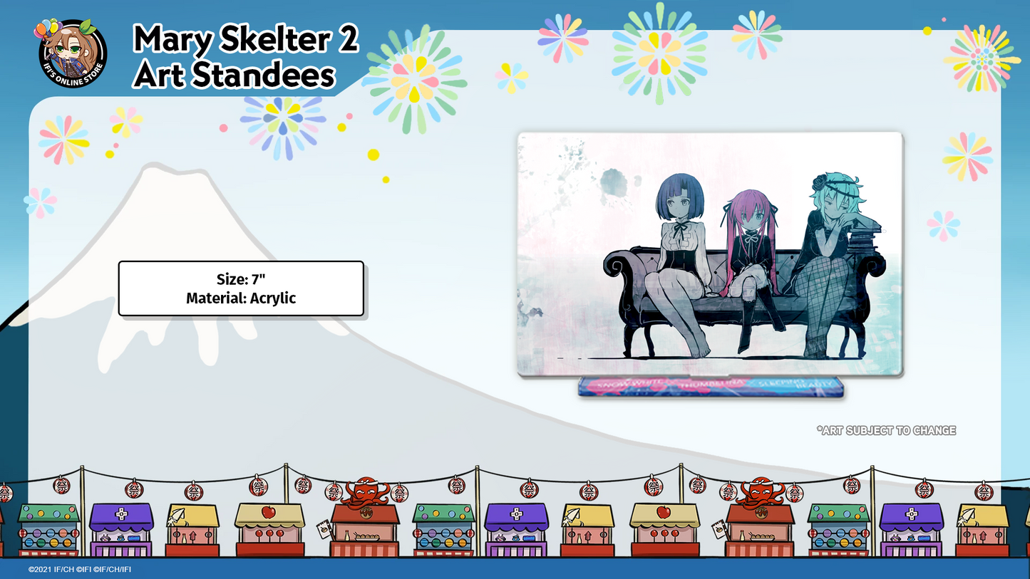 MARY SKELTER 2 ART STANDEE - Snow White X Thumbelina X Sleeping Beauty