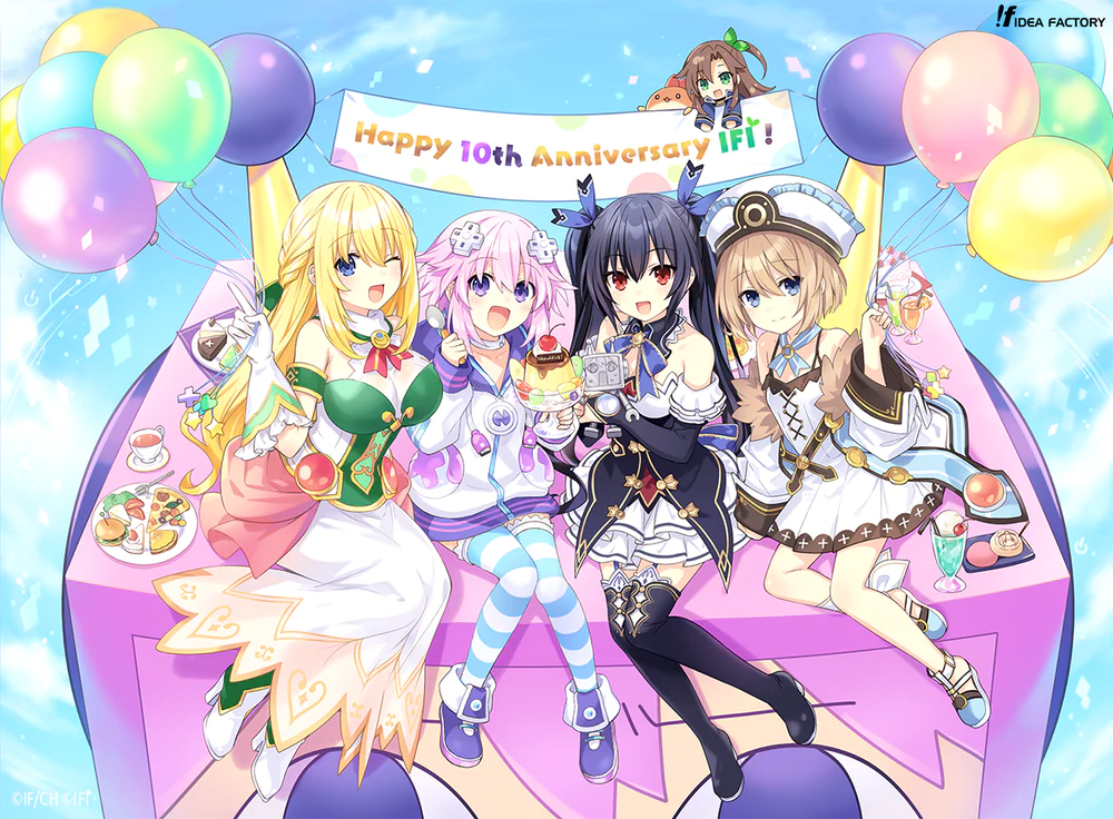 Introducing the Idea Factory International: 10 Years Book & New 10th Anniversary Merch! New Neptunia Figure and Merch Restock!