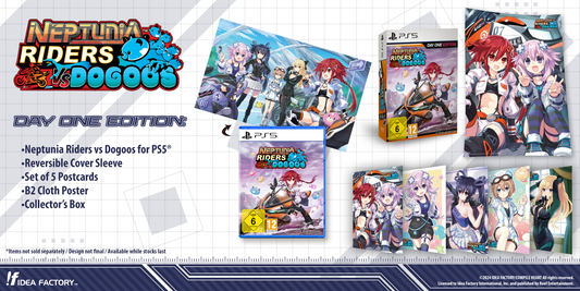 Neptunia Riders VS Dogoos - Day One Edition & Magazine Edition Neptunia Riders VS Dogoos - Day One Edition & Magazine Edition
