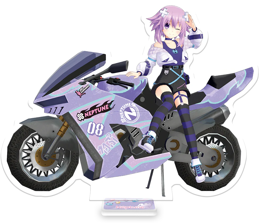 Neptunia Riders VS Dogoos Acrylic Standees