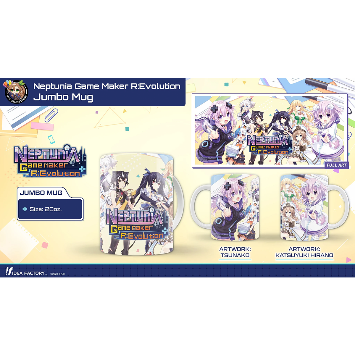 Neptunia Game Maker R:Evolution Jumbo Mug