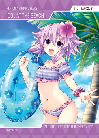 Neptunia Virtual Stars - Limited Edition Exclusive Trading Card (#10)