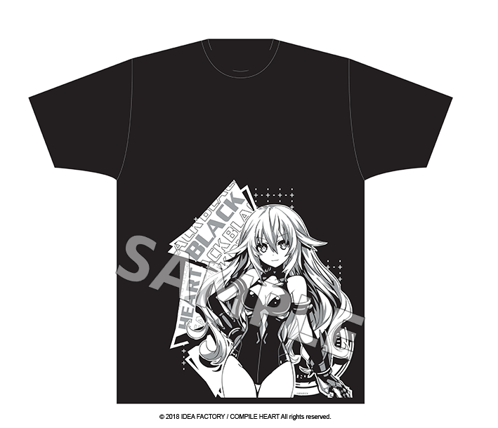 Goddess T-Shirt: Black Heart LARGE