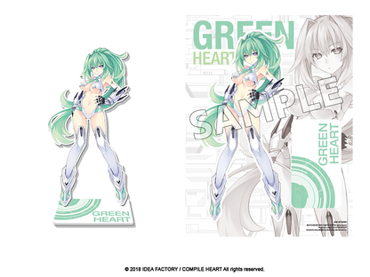 Goddess Acrylic Standee - Green Heart