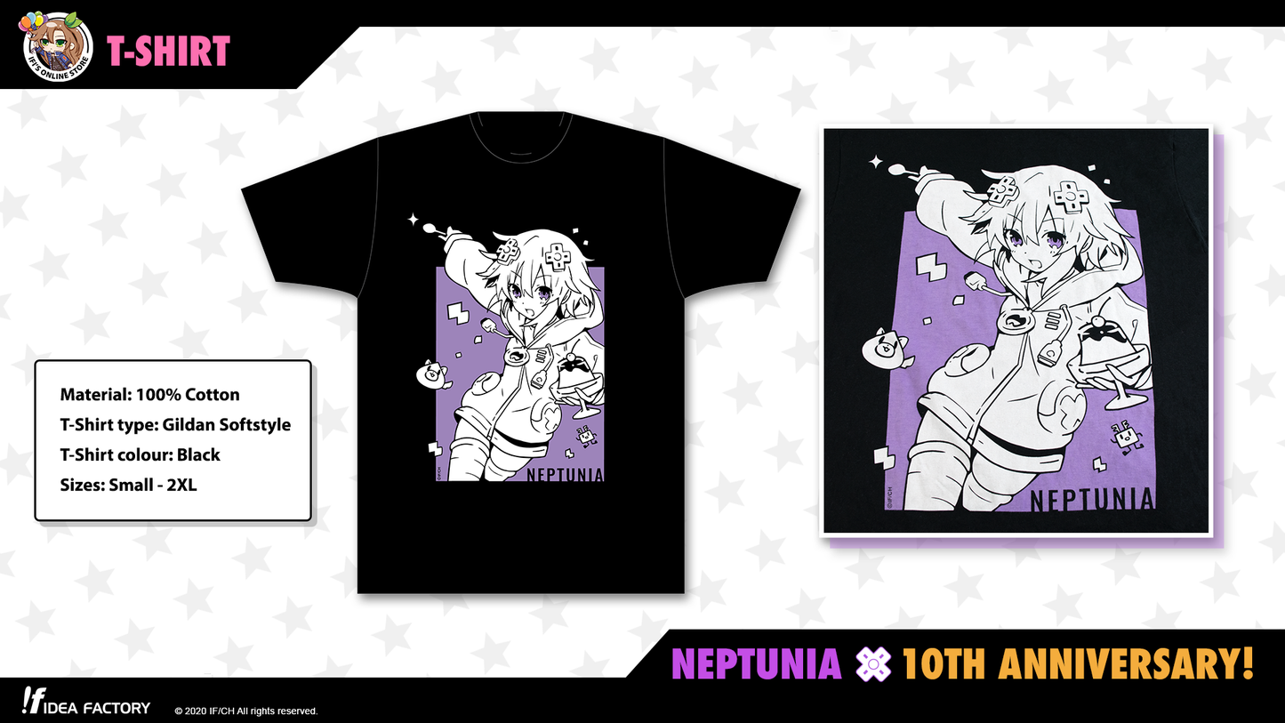 T-Shirt - Neptunia 10th Anniversary XXL