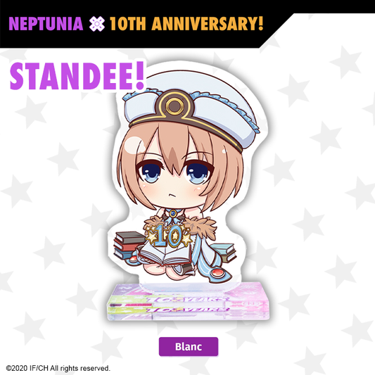 Chibi Blanc Standee - Neptunia 10th Anniversary