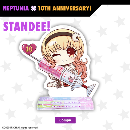 Chibi Compa Standee - Neptunia 10th Anniversary