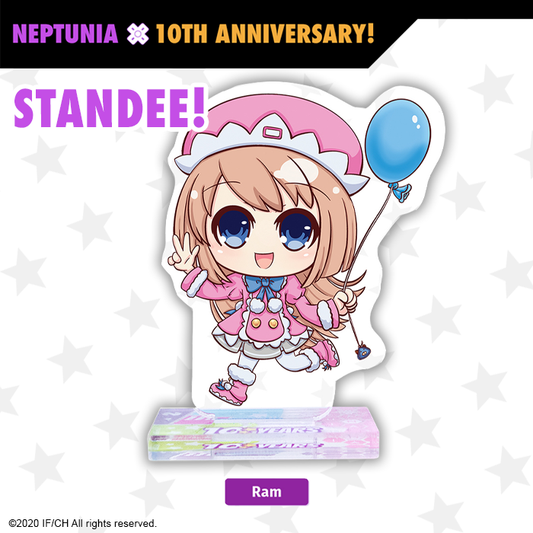 Chibi Ram Standee - Neptunia 10th Anniversary