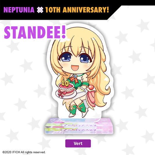 Chibi Vert Standee - Neptunia 10th Anniversary