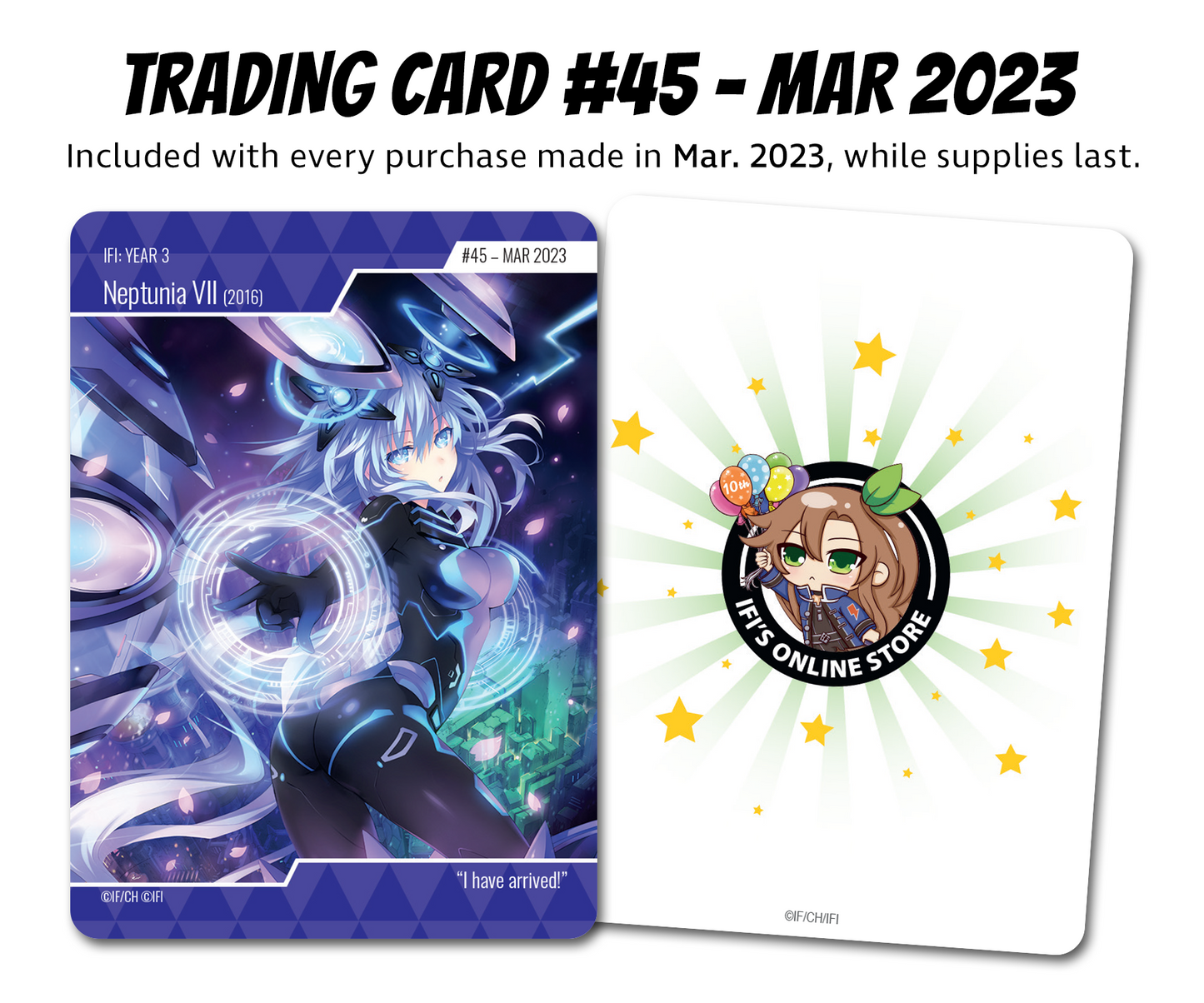 March Exclusive Trading Card (#45)